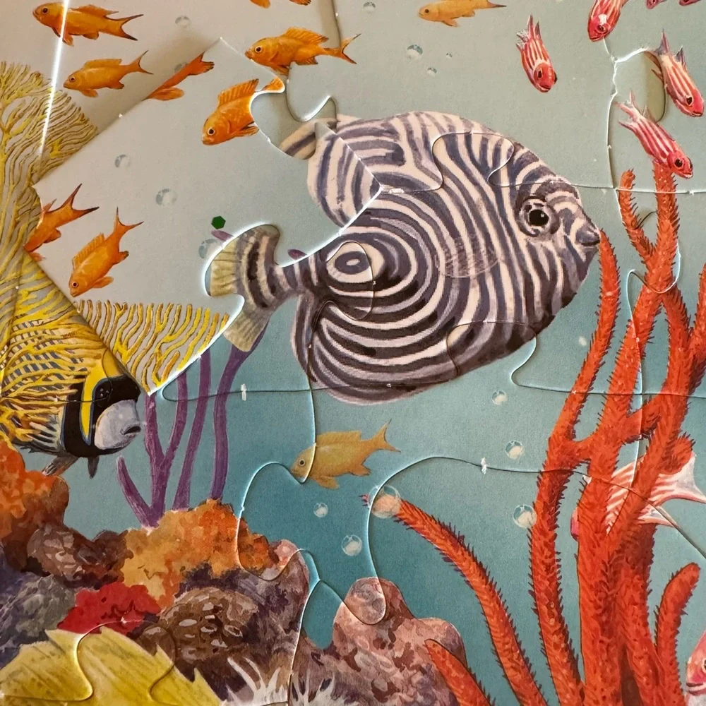 Usborne Jigsaw Book - Under the Sea - Like New!